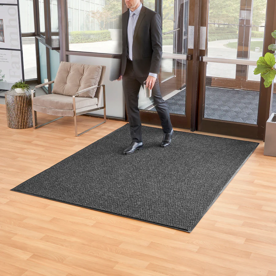 Chevron Extra Kalın Nem Alıcı XL Kapı Önü Paspası