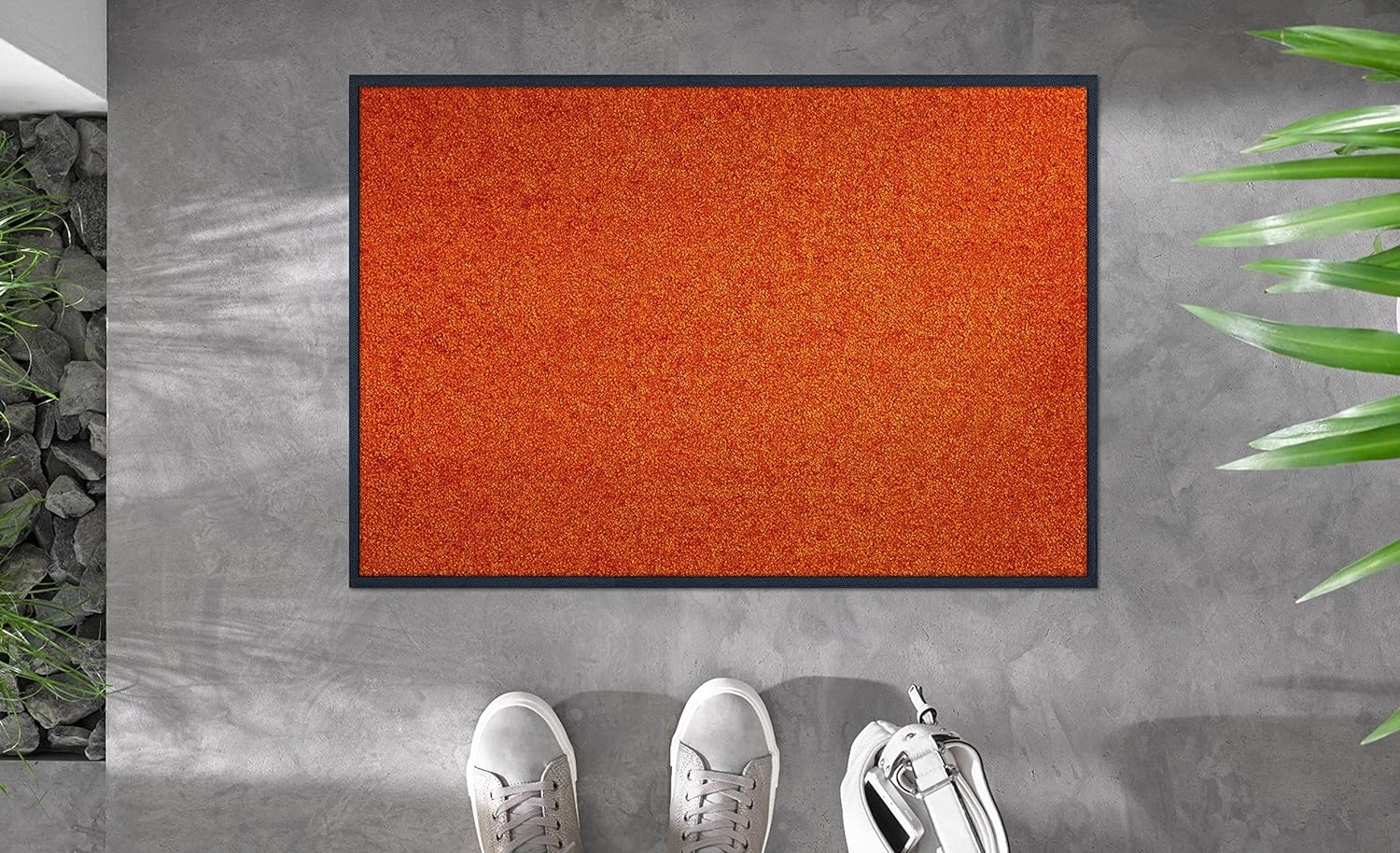 Conti Kapı Paspas Turuncu İç Mekan Yıkanabilir Kir tutucu Kapı önü Paspası