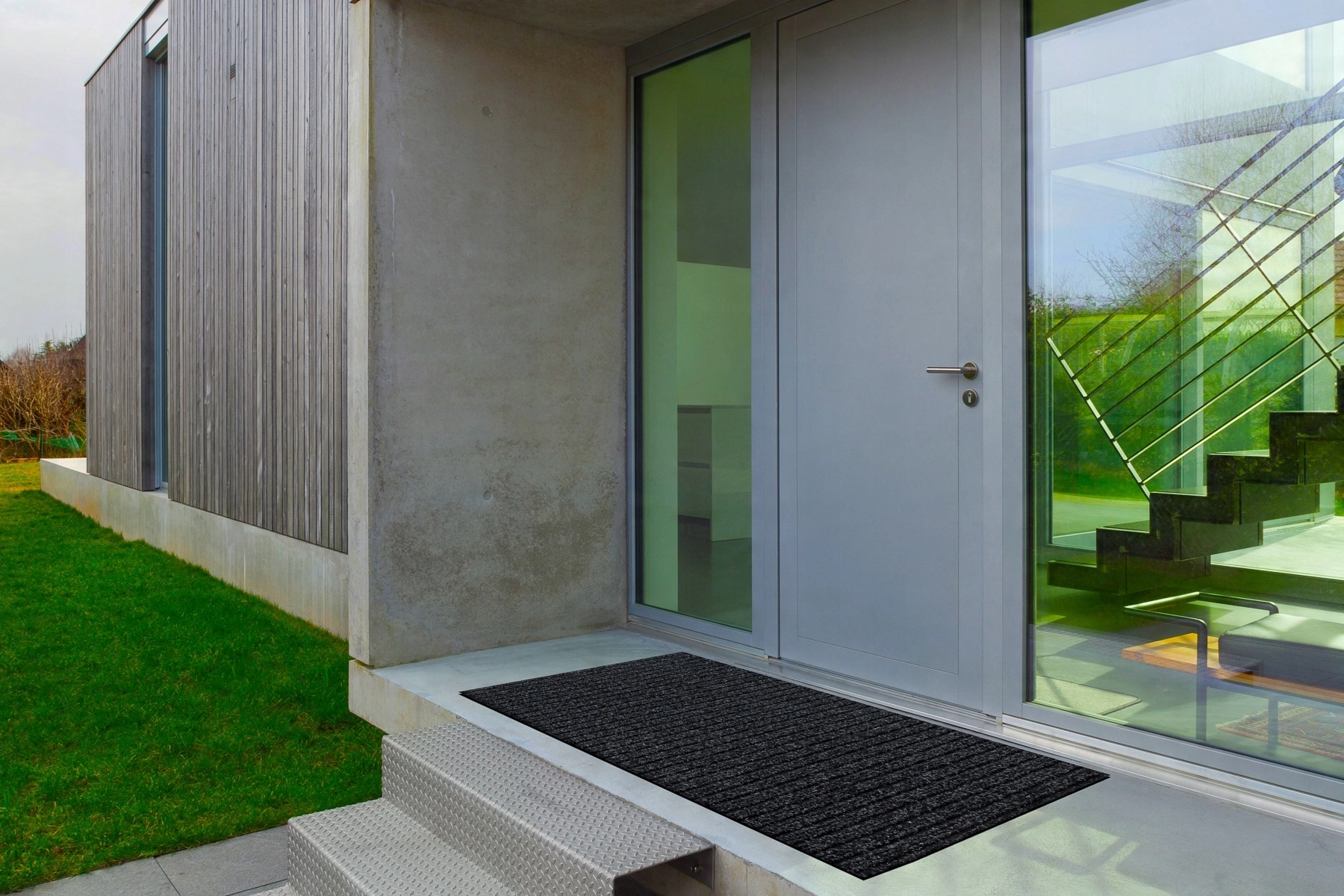 Hercules Koko Paspas Lastik Tabanlı Dış Ve Iç Mekan Kullanımına Uygun Kapı Önü Paspası