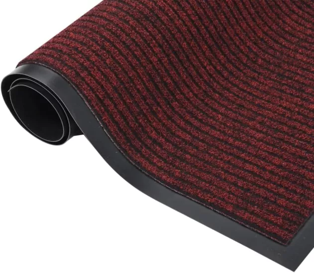 Matte Kir ve Nem Alıcı Kapı Önü Paspası Kırmızı