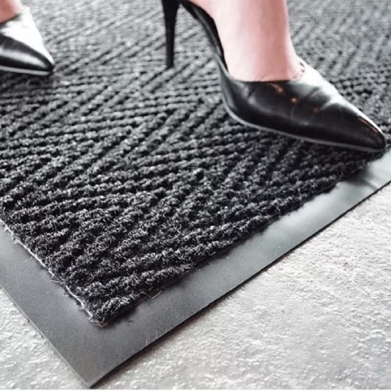 Chevron Extra Kalın Nem Alıcı XL Kapı Önü Paspası
