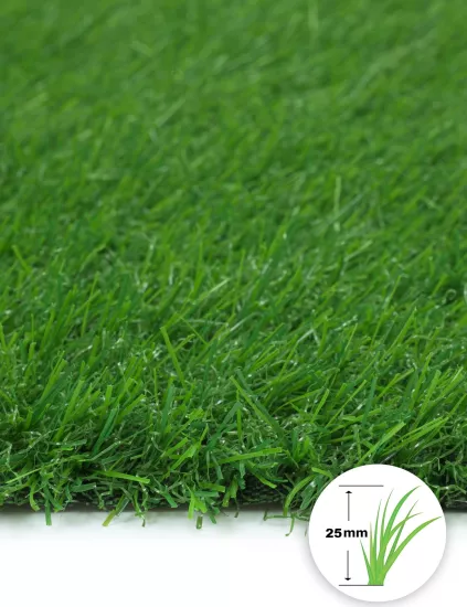 25 mm Wiese Sentetik Suni Çim Halı Bahçe,Balkon, Oyun Alanı İçin